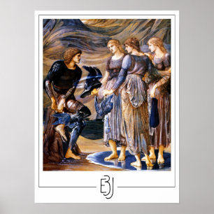 Edward Burne-Jones Zedign konstaffisch #258 Poster