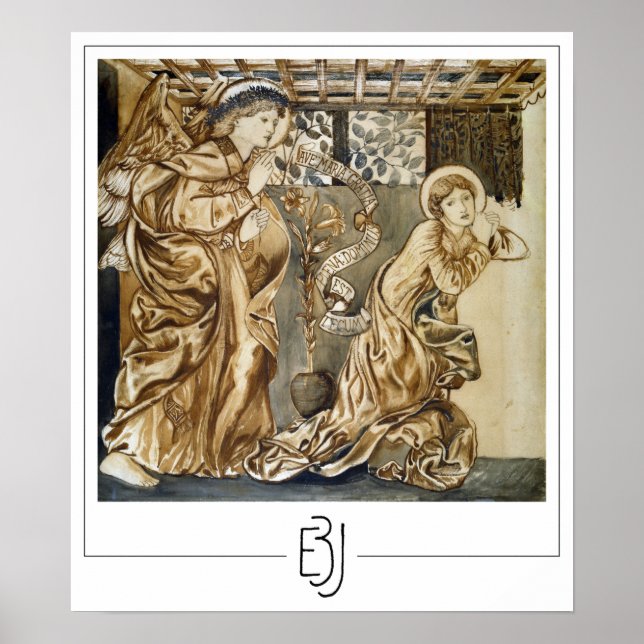 Edward Burne-Jones Zedign konstaffisch #29 Poster (Framsidan)