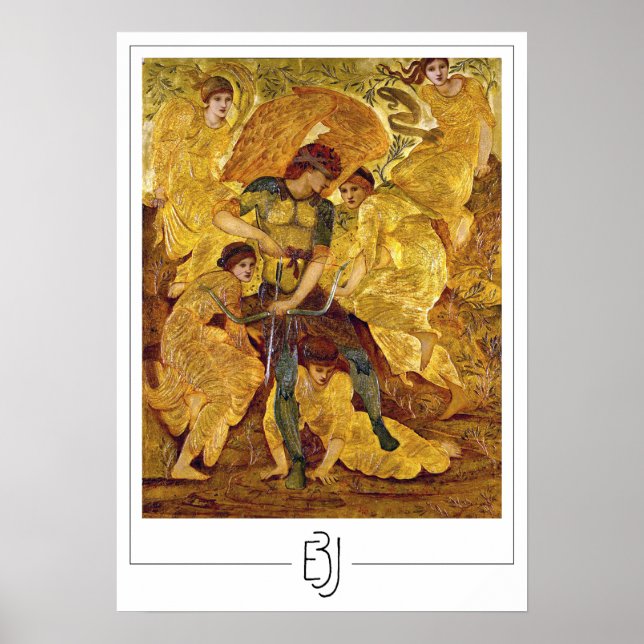 Edward Burne-Jones Zedign konstaffisch #44 Poster (Framsidan)