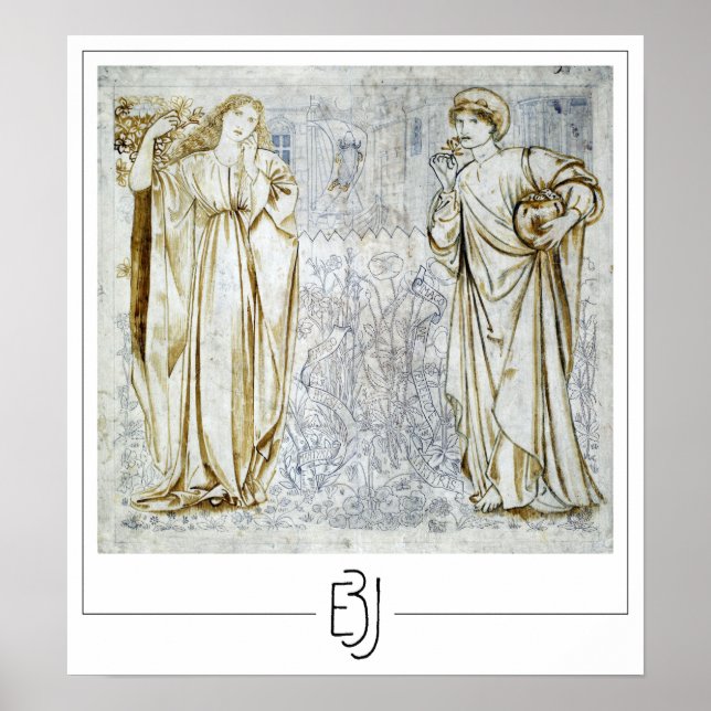 Edward Burne-Jones Zedign konstaffisch #92 Poster (Framsidan)