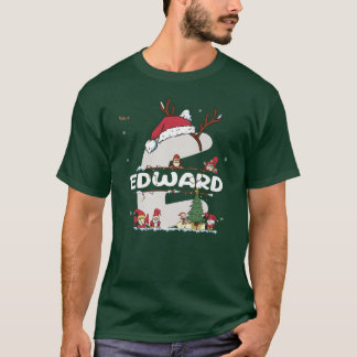 Edward Christmasw Edward Namn för roligt Julafton T Shirt