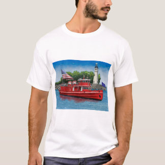 Edward Cotter Fireboat i Buffalo T Shirt