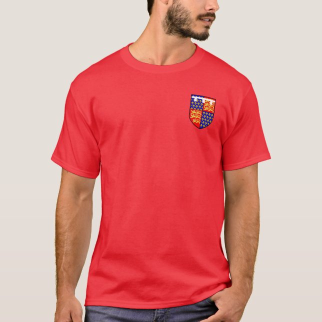 Edward den svart skjortan för Prince vapensköld T-shirt (Framsida)