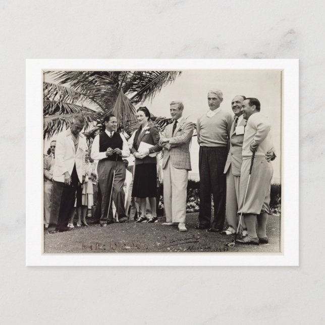 Edward, Duke of Windsor (1894-1972) och Wallis, Du Vykort (Framsida)