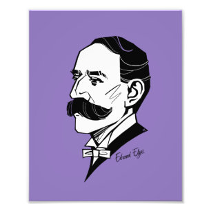 Edward Elgar Fototryck