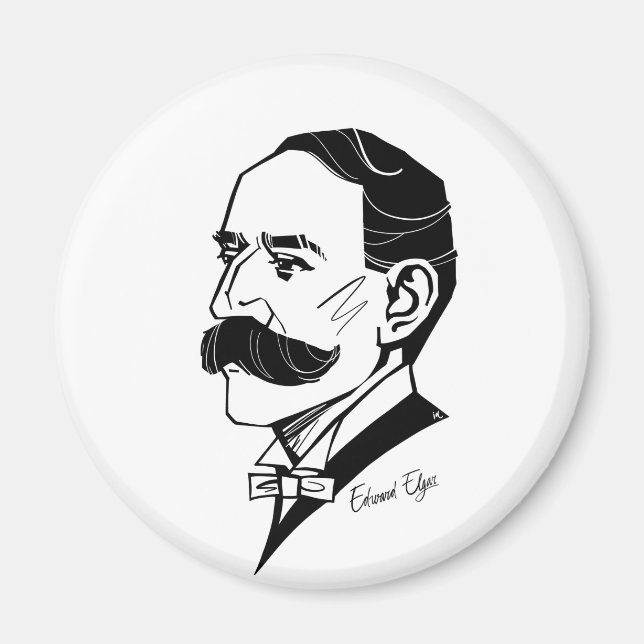 Edward Elgar Magnet (Framsidan)