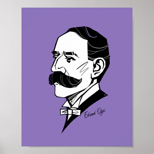 Edward Elgar Poster (Framsidan)
