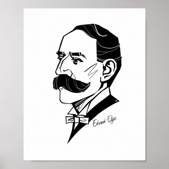 Edward Elgar Poster (Framsidan)