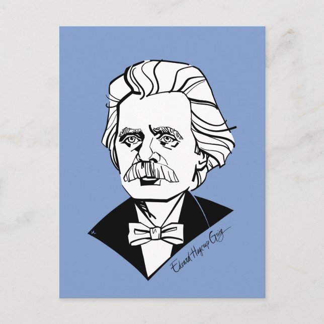 Edward Elgar Vykort (Framsida)