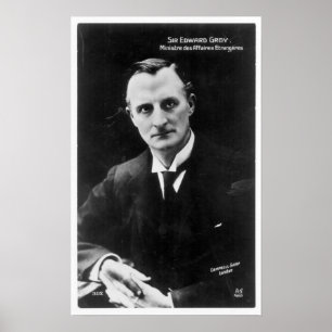 Edward grå färg, 1st Viscount Grå färg av Fall Poster