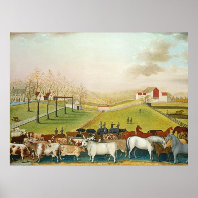Edward Hicks - Cornell Farm Poster (Framsidan)