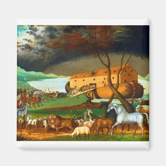 Edward Hicks Noahs Ark Magnet (Framsidan)