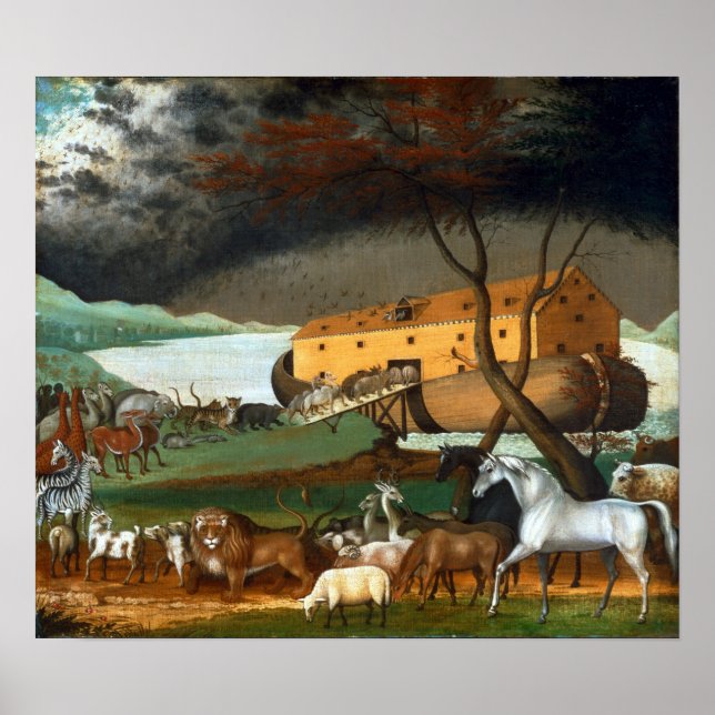 Edward Hicks Noahs Ark Poster (Framsidan)