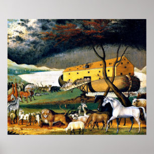 Edward Hicks - Noahs Ark Poster