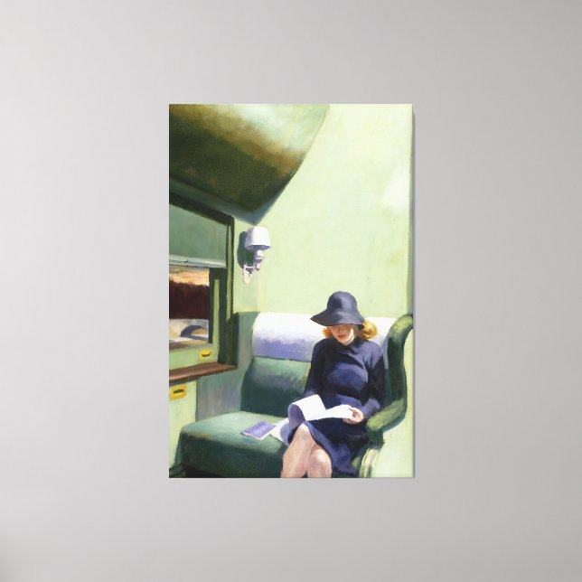 Edward Hopper - avdelning C Canvastryck (Framsida)