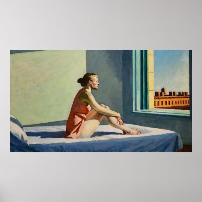 Edward Hopper Girl Wall Art Design Poster (Framsidan)