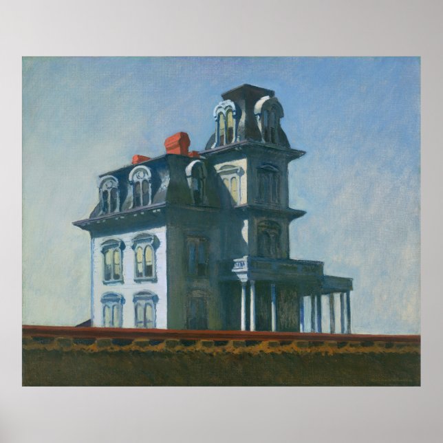 Edward Hopper House av Railroad Poster (Framsidan)