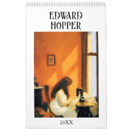 Edward Hopper Konstnärlig Estetisk Väggkalender Kalender