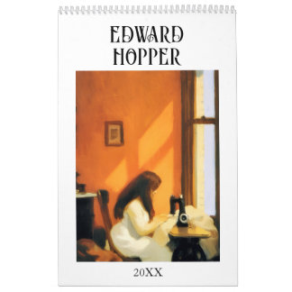 Edward Hopper Konstnärlig Estetisk Väggkalender Kalender