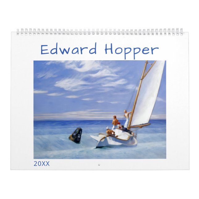 Edward Hopper Konstnärlig Väggkalender Kalender (Omslag)