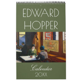Edward Hopper-målningar 2026-väggskalender Kalender