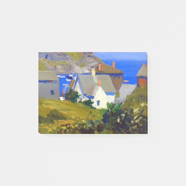 Edward Hopper Monhegan Houses Post-it Block (Framsida)