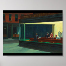Edward Hopper - Nighthawks Poster