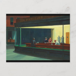Edward Hopper - Nighthawks Vykort