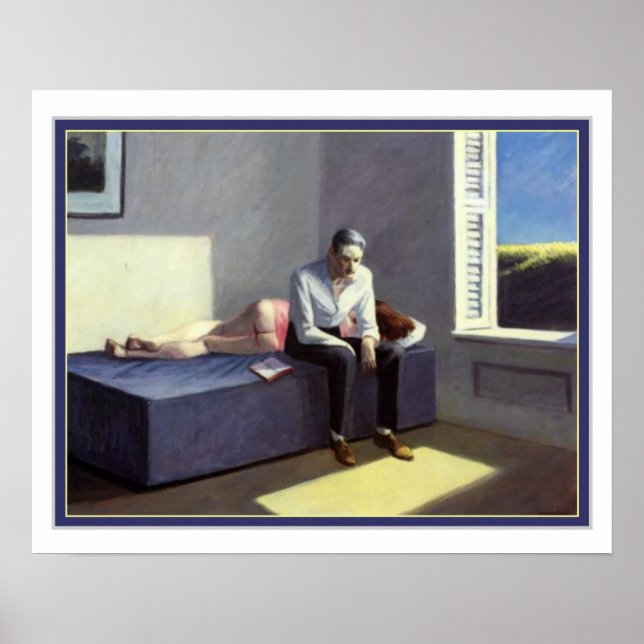 Edward Hopper:s intrång i filosofi Poster (Framsidan)