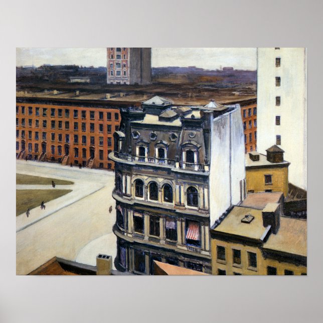 Edward Hopper The City 13"x17" Poster (Framsidan)