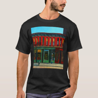 Edward Hopper Tidigt Söndag Morgon 1930 Classic T- T Shirt