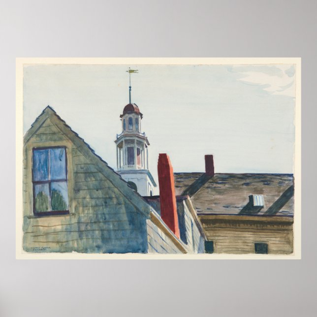 Edward Hopper Universalist Church Poster (Framsidan)