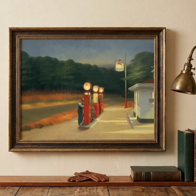 Edward Hopper vintage konstnärlig affisch (Skapare uppladdad)