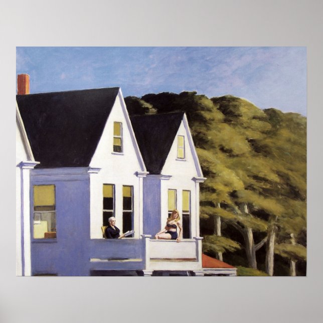 Edward Hopper Wall Art Design Dekoration Poster (Framsidan)