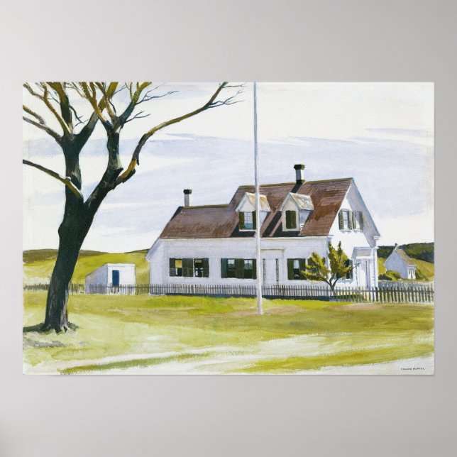 Edward Hopper Wall Art Design Poster (Framsidan)