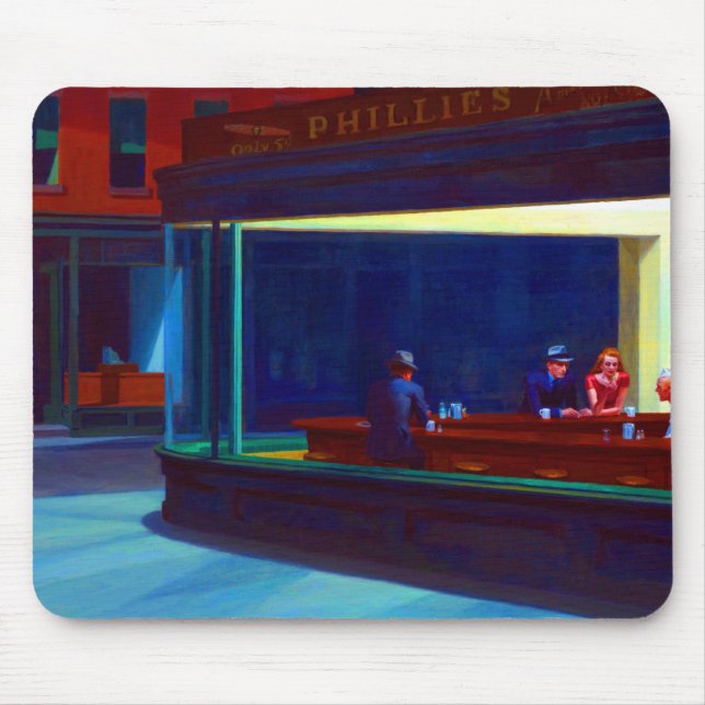 Edward HopperNighthawks Musmatta (Framsidan)