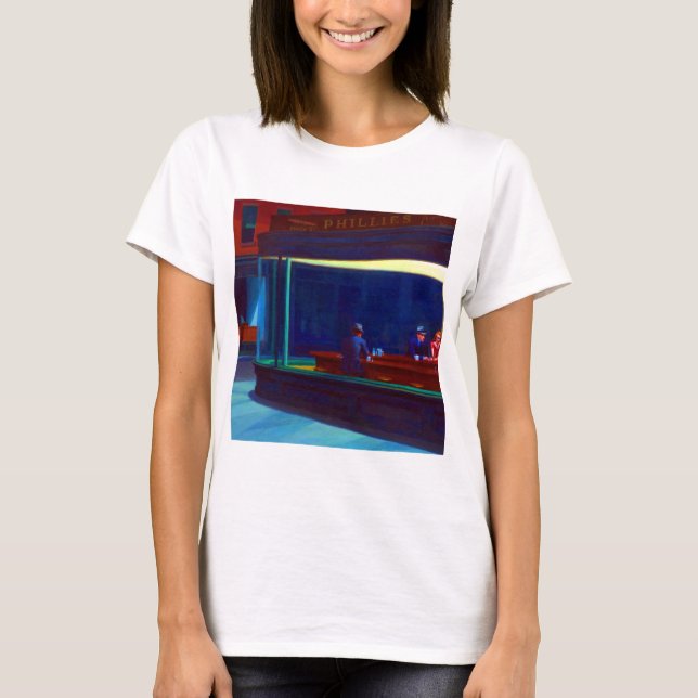 Edward HopperNighthawks T Shirt (Framsida)
