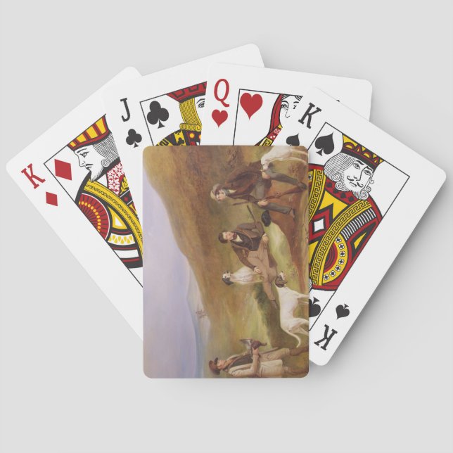 Edward Horner Reynard och hans broder, George, Gro Spel Kort (Baksidan)