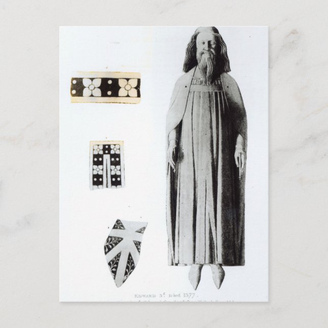 Edward III:s effekt i Edward III-kapitlet Vykort (Framsida)