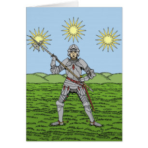 Edward IV i Plate Armor Hälsningskort