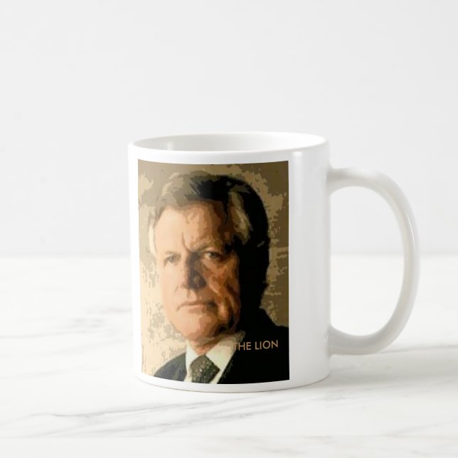 Edward Kennedy, det LEJONT Kaffemugg (Höger)