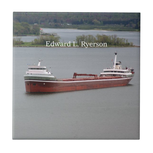 Edward L. Ryerson tile Kakelplatta (Framsidan)