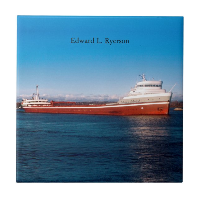 Edward L. Ryerson tile Kakelplatta (Framsidan)