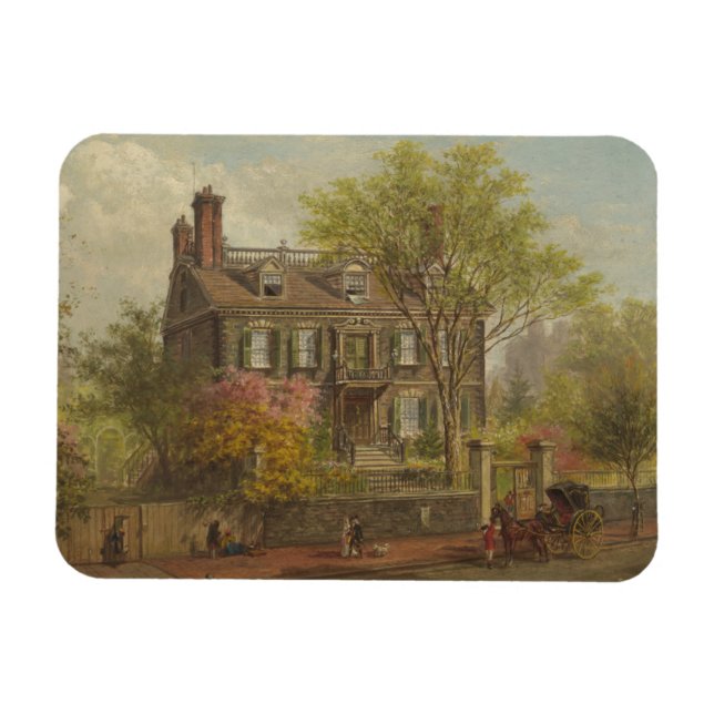 Edward Lamson Henry - John Hancock House Magnet (Horisontell)
