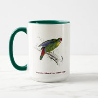 Edward Lear Bird Collection Red Fronted Parakeet