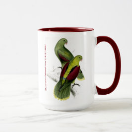Edward Lear Bird Crimson Winged Parakeet Mugg