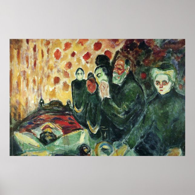 Edward Munch Art Painting Poster (Framsidan)