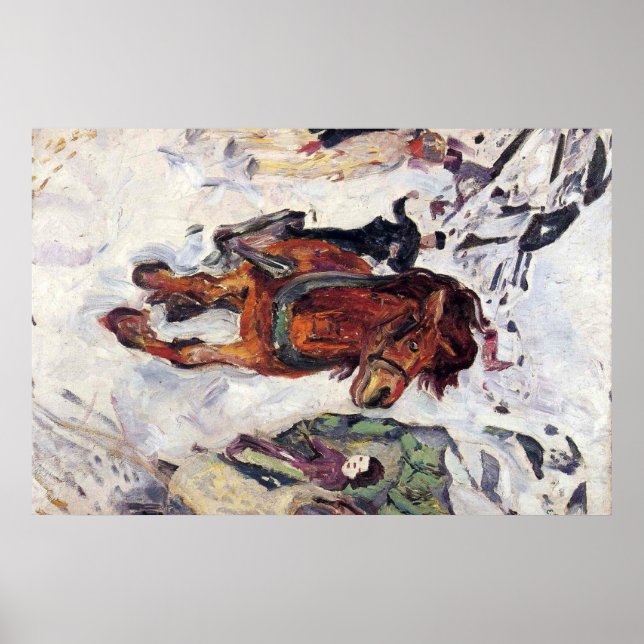 Edward Munch Art Painting Poster (Framsidan)