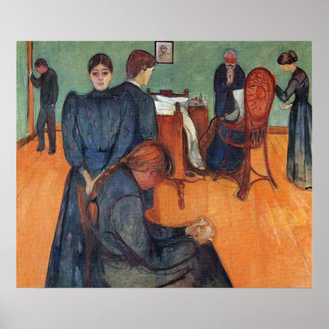 Edward Munch Art Painting Poster (Framsidan)