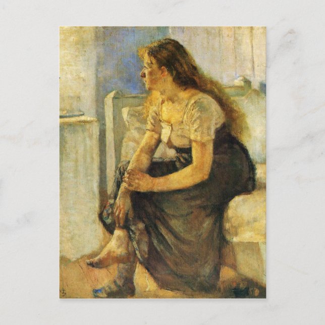 Edward Munch Art Painting Vykort (Framsida)